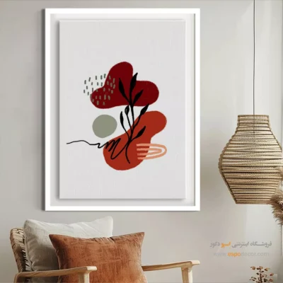 خرید اینترنتی تابلوهای فانتزی مدرن - رنگ های آرام – تابلو مینیمال آرت - اسپو دکور