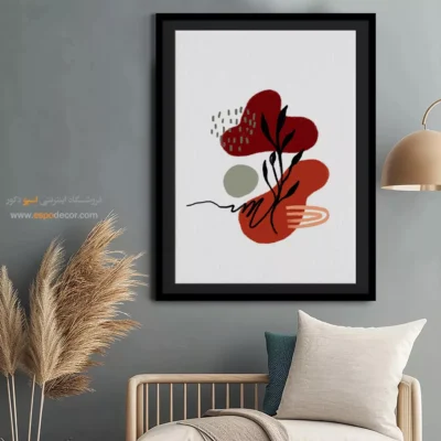 خرید اینترنتی تابلوهای فانتزی مدرن - رنگ های آرام – تابلو مینیمال آرت - اسپو دکور