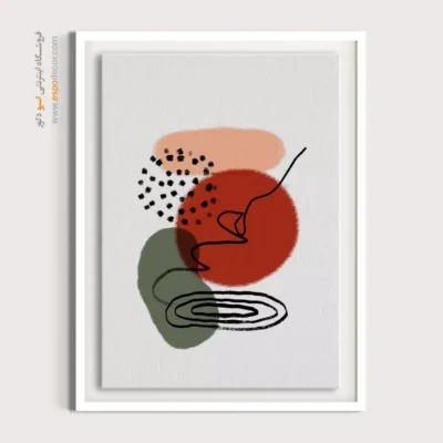 خرید تابلو بوم فانتزی مدرن - منظره آرام – تابلو مینیمال آرت - اسپو دکور