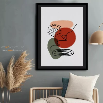 خرید تابلو بوم فانتزی مدرن - منظره آرام – تابلو مینیمال آرت - اسپو دکور