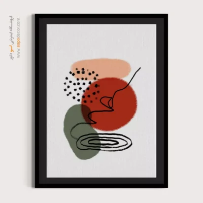 خرید تابلو بوم فانتزی مدرن - منظره آرام – تابلو مینیمال آرت - اسپو دکور