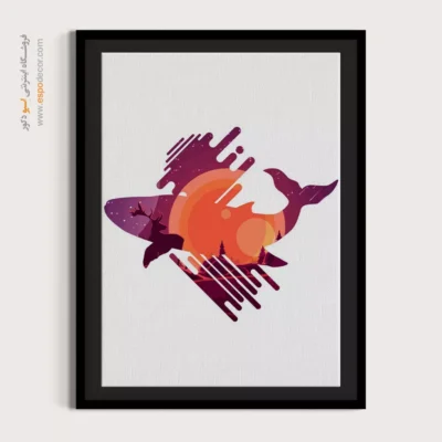 تابلوهای فانتزی مدرن با جزئیات خیره‌کننده - آرام – تابلو مینیمال آرت - اسپو دکور