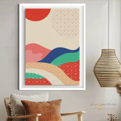 تابلوهای بوم مدرن دیواری - چیدمان مینیمال – تابلو مینیمال آرت - اسپو دکور