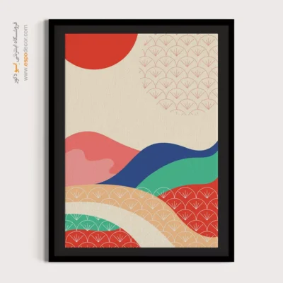 تابلوهای بوم مدرن دیواری - چیدمان مینیمال – تابلو مینیمال آرت - اسپو دکور