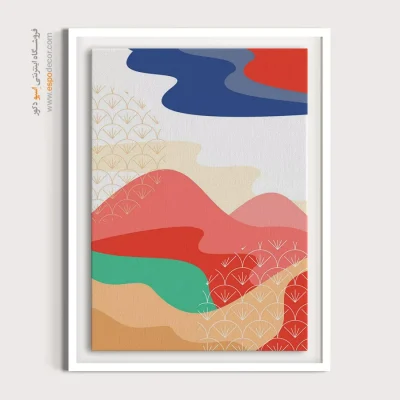 خرید تابلوهای بوم مدرن - هارمونی در خطوط – تابلو مینیمال آرت - اسپو دکور