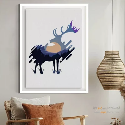 طراحی تابلو بوم مدرن - الگوی چیدمان – تابلو مینیمال آرت - اسپو دکور