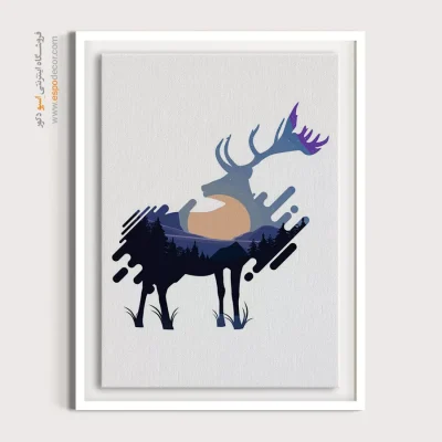 طراحی تابلو بوم مدرن - الگوی چیدمان – تابلو مینیمال آرت - اسپو دکور