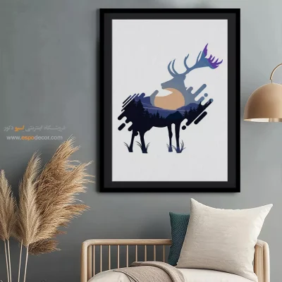 طراحی تابلو بوم مدرن - الگوی چیدمان – تابلو مینیمال آرت - اسپو دکور