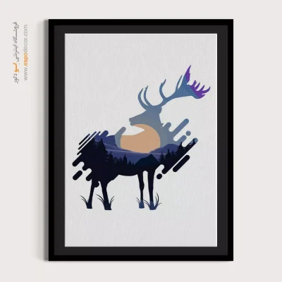 طراحی تابلو بوم مدرن - الگوی چیدمان – تابلو مینیمال آرت - اسپو دکور