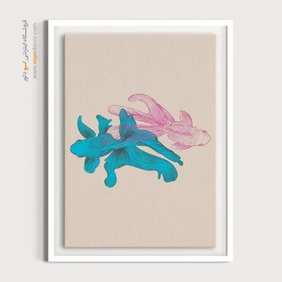 هنر تابلو بوم مدرن - زن – تابلو مینیمال آرت - اسپو دکور