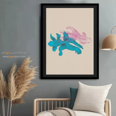 هنر تابلو بوم مدرن - زن – تابلو مینیمال آرت - اسپو دکور