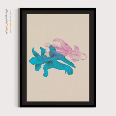 هنر تابلو بوم مدرن - زن – تابلو مینیمال آرت - اسپو دکور