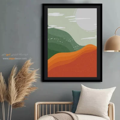 خرید تابلوهای فانتزی مدرن - بازتاب های مینیمالیستی – تابلو مینیمال آرت - اسپو دکور