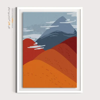 تابلوهای فانتزی مدرن برای دفترکار - چارچوب هندسه – تابلو مینیمال آرت - اسپو دکور