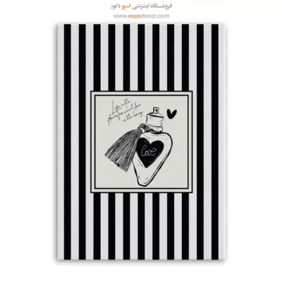 تابلو مینیمال تم مشکی - اسپو دکور