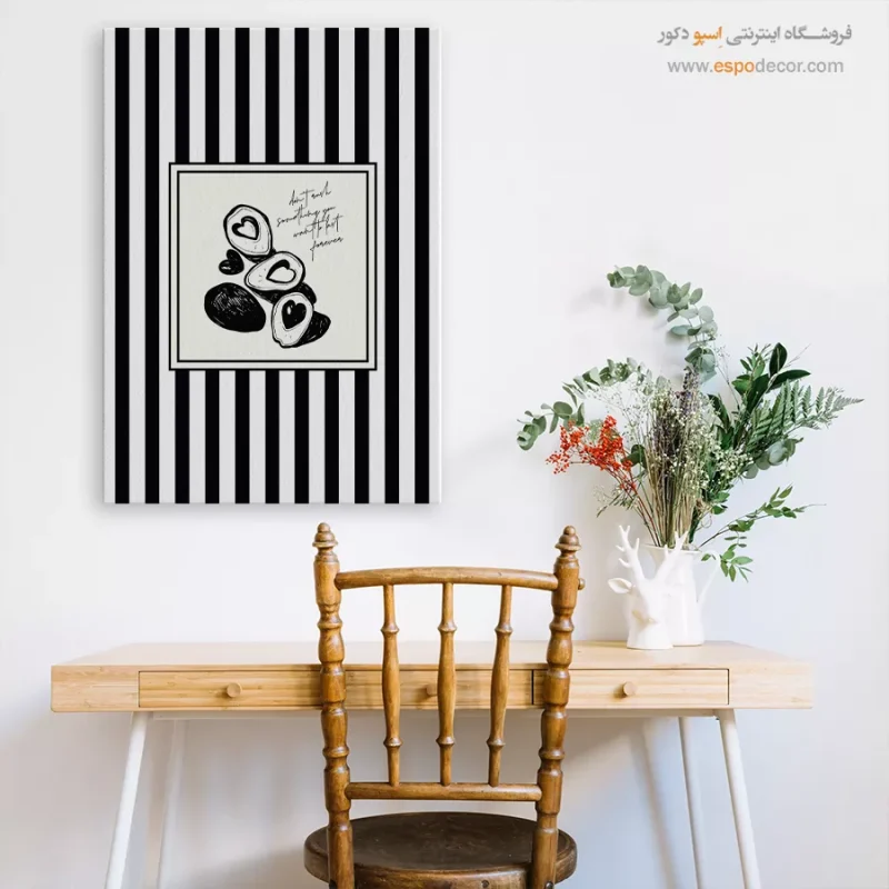 تابلو مینیمال تم مشکی - Image 7