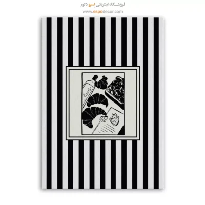 تابلو مینیمال تم مشکی - اسپو دکور