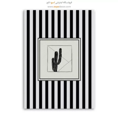 تابلو مینیمال تم مشکی - اسپو دکور