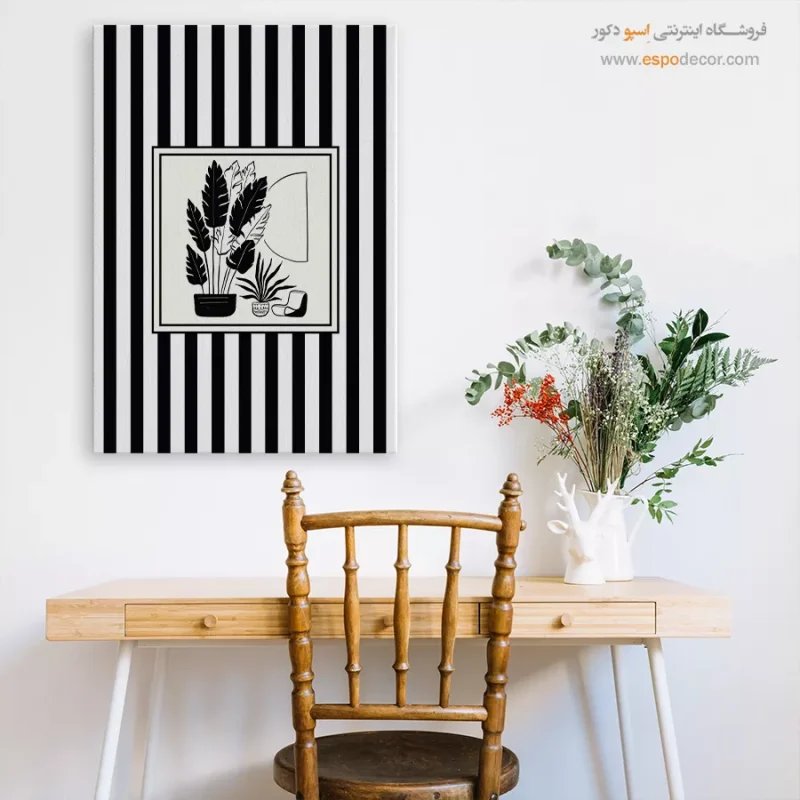 تابلو مینیمال تم مشکی - Image 7