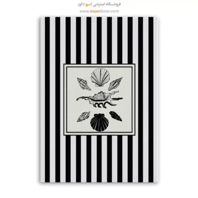 تابلو مینیمال تم مشکی - اسپو دکور