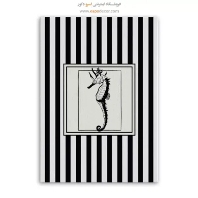 تابلو مینیمال تم مشکی - اسپو دکور