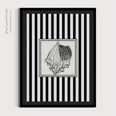 تابلو مینیمال تم مشکی - اسپو دکور