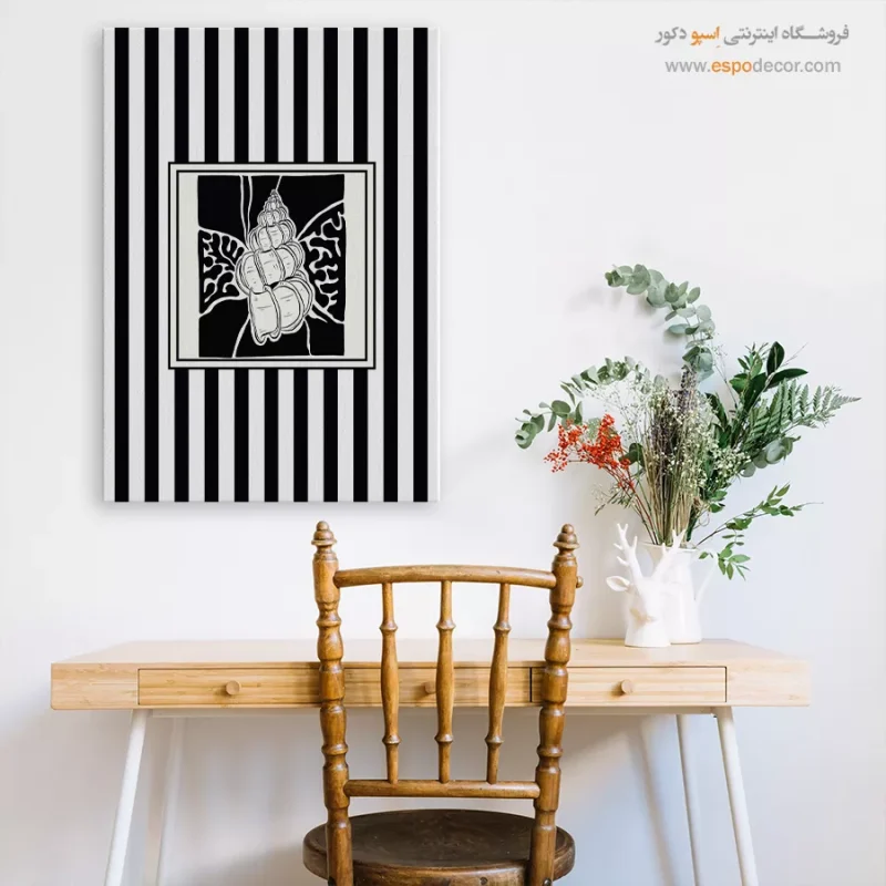 تابلو مینیمال تم مشکی - Image 7