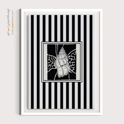 تابلو مینیمال تم مشکی - اسپو دکور