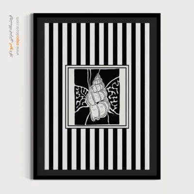 تابلو مینیمال تم مشکی - اسپو دکور