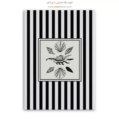 تابلو مینیمال تم مشکی - اسپو دکور