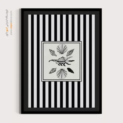 تابلو مینیمال تم مشکی - اسپو دکور