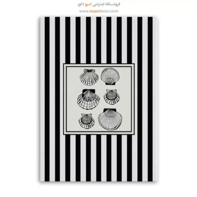 تابلو مینیمال تم مشکی - اسپو دکور