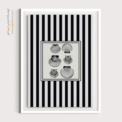 تابلو مینیمال تم مشکی - اسپو دکور