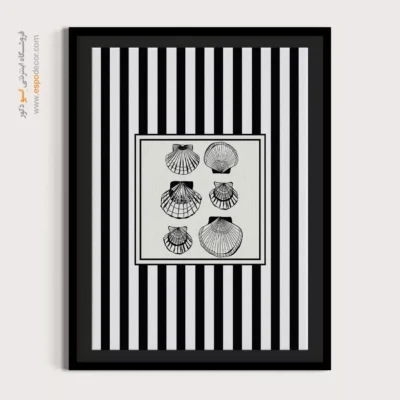 تابلو مینیمال تم مشکی - اسپو دکور