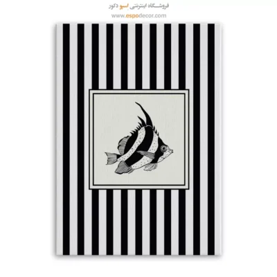 تابلو مینیمال تم مشکی - اسپو دکور