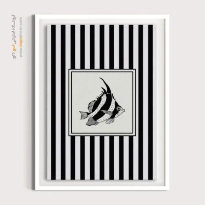 تابلو مینیمال تم مشکی - اسپو دکور