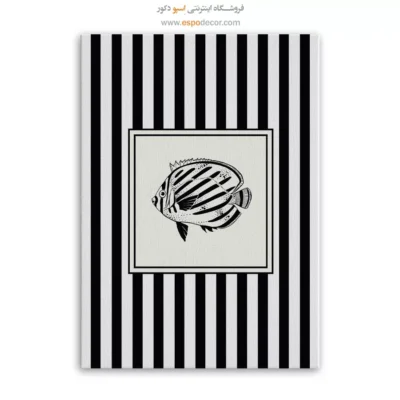 تابلو مینیمال تم مشکی - اسپو دکور