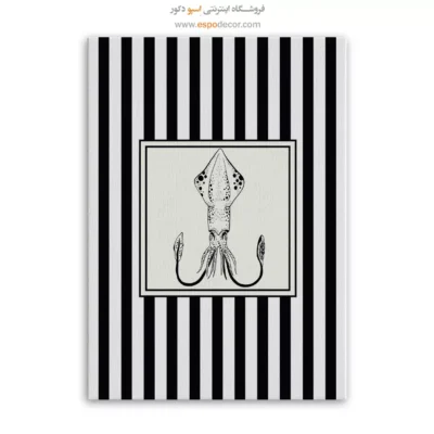 تابلو مینیمال تم مشکی - اسپو دکور