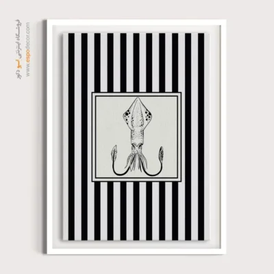 تابلو مینیمال تم مشکی - اسپو دکور