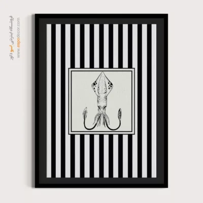 تابلو مینیمال تم مشکی - اسپو دکور