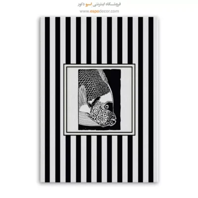 تابلو مینیمال تم مشکی - اسپو دکور