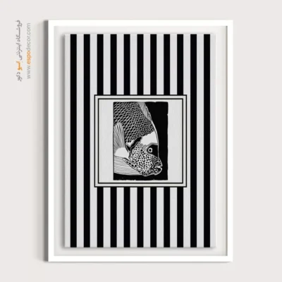 تابلو مینیمال تم مشکی - اسپو دکور