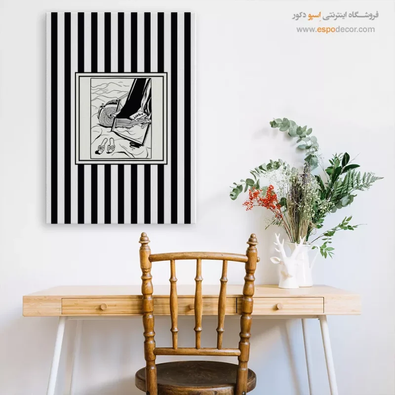 تابلو مینیمال تم مشکی - Image 7