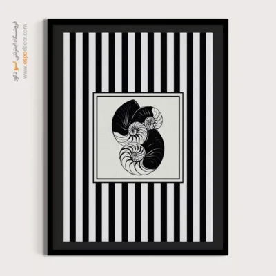 تابلو مینیمال تم مشکی - اسپو دکور