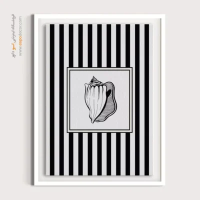 تابلو مینیمال تم مشکی - اسپو دکور