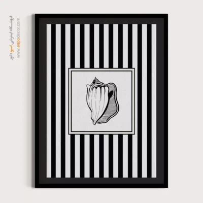 تابلو مینیمال تم مشکی - اسپو دکور