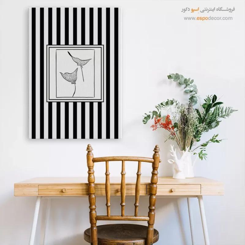 تابلو مینیمال تم مشکی - Image 7
