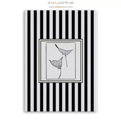 تابلو مینیمال تم مشکی - اسپو دکور