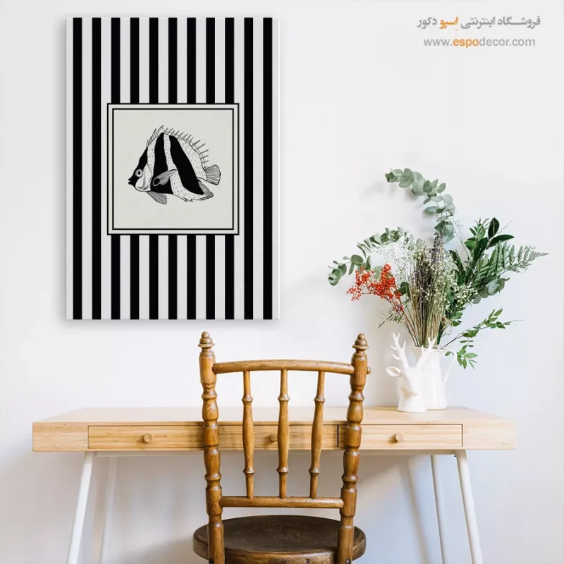 تابلو مینیمال تم مشکی - Image 7