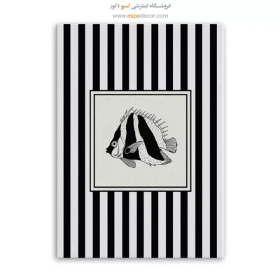 تابلو مینیمال تم مشکی - اسپو دکور